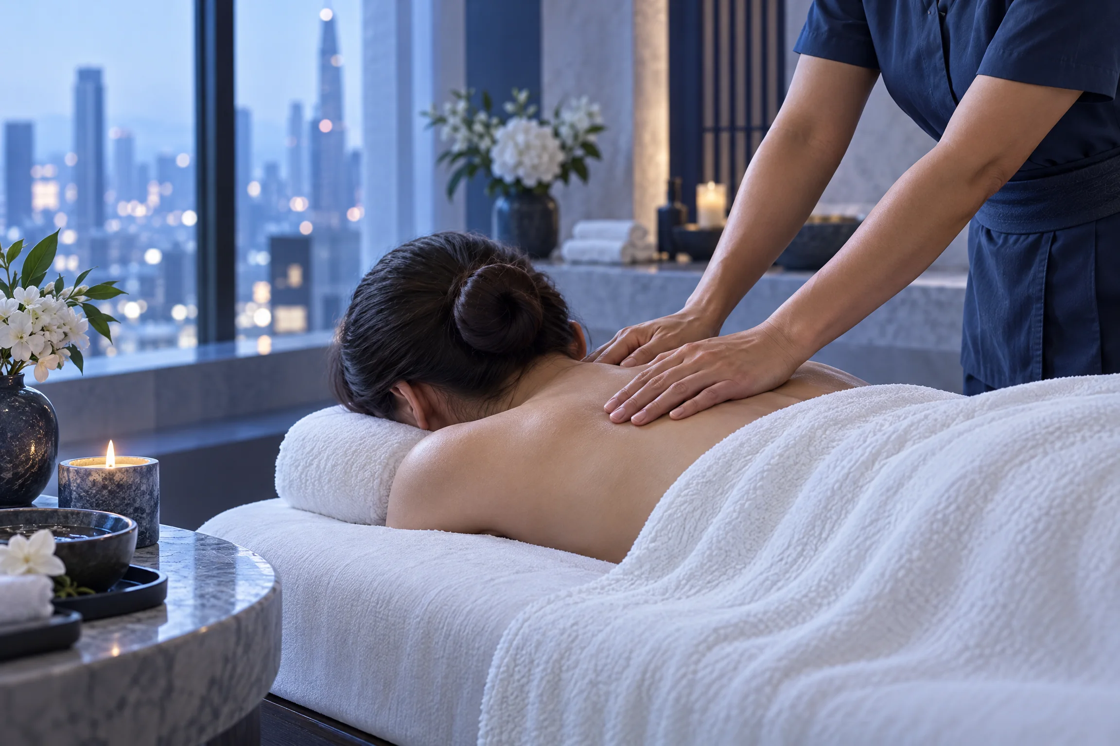 Illustrative spa imagery for Spas Care
